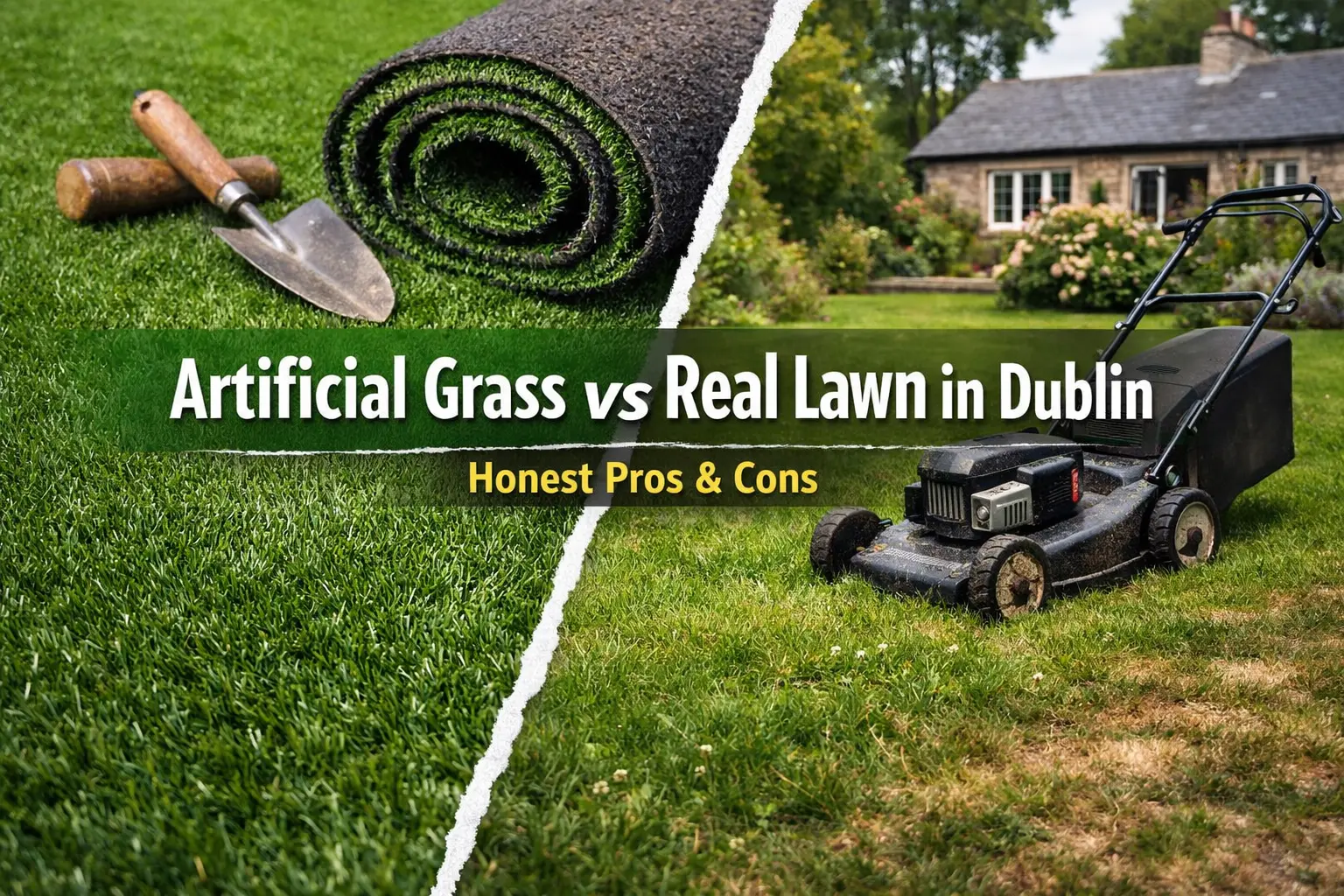 Artificial Grass vs Real Lawn in Dublin Honest Pros & Cons