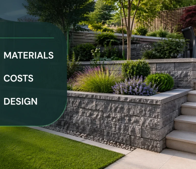 Retaining Wall Guide Materials, Costs & Design for Dublin Gardens