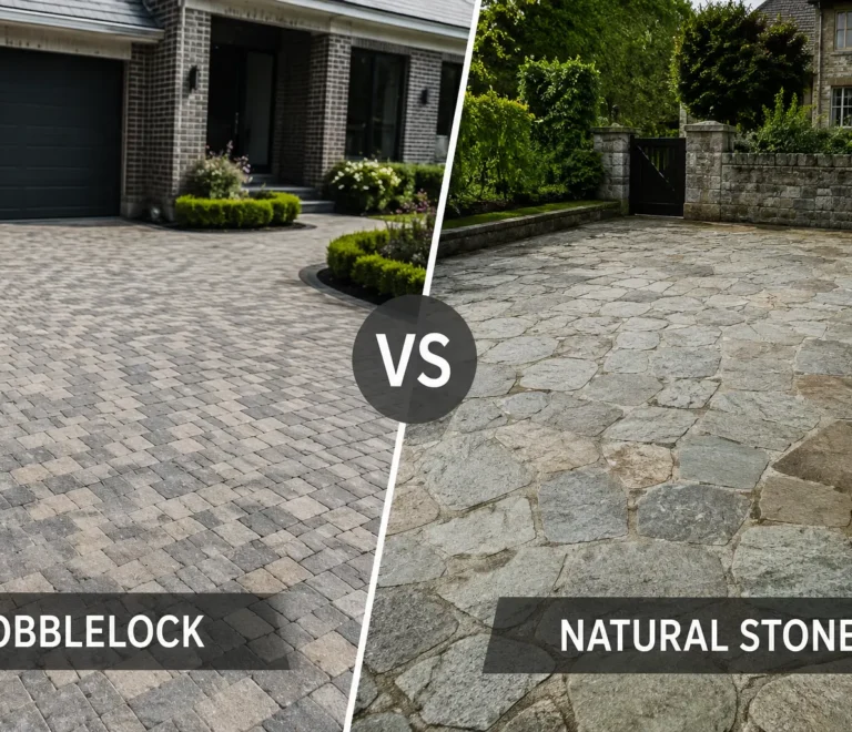 Cobblelock vs Natural Stone Driveways A Dublin Comparison