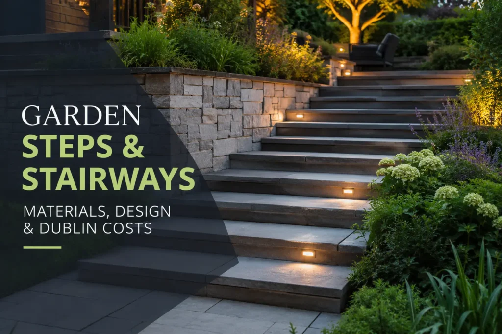 Garden Steps & Stairways Materials, Design & Dublin Costs