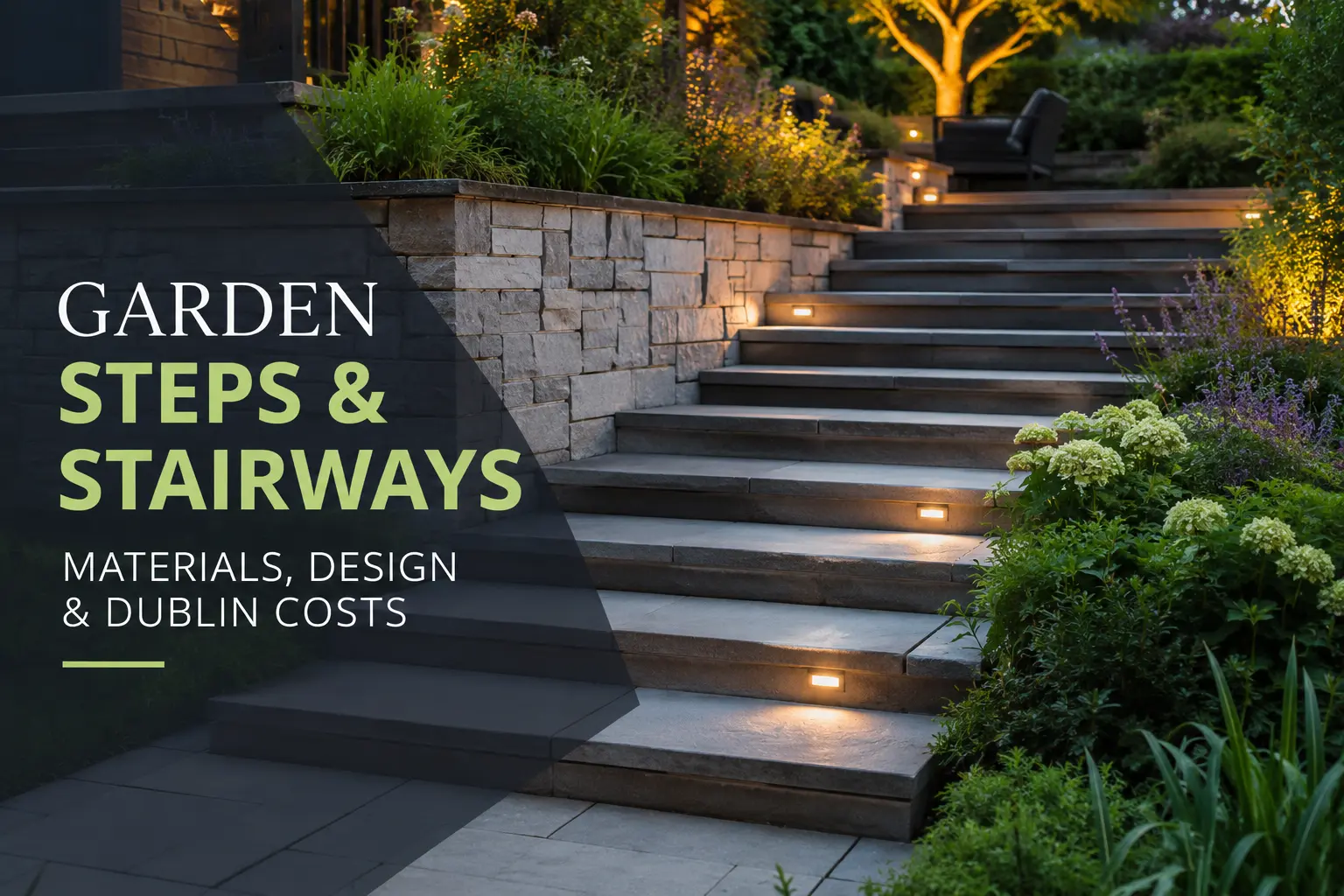 Garden Steps & Stairways Materials, Design & Dublin Costs