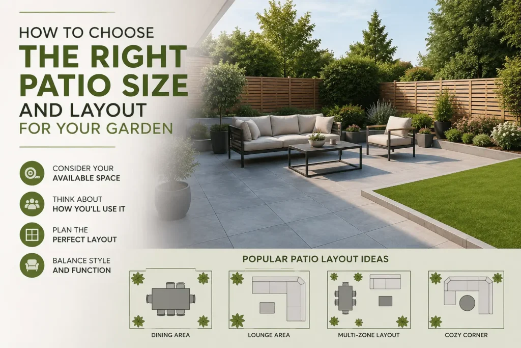 Right Patio Size