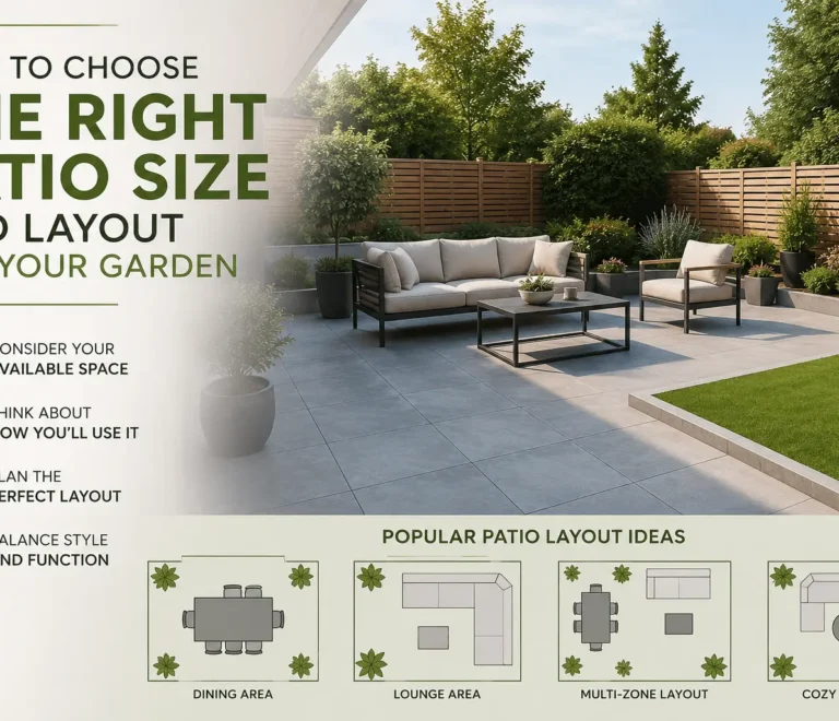 Right Patio Size