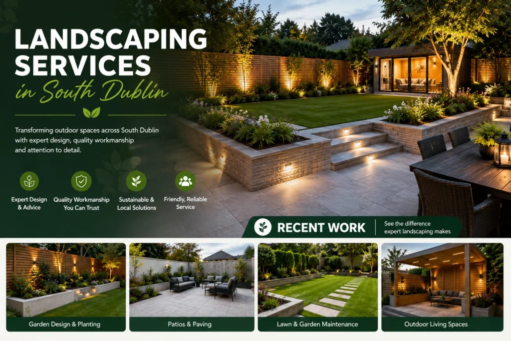 landscaping services across South Dublin